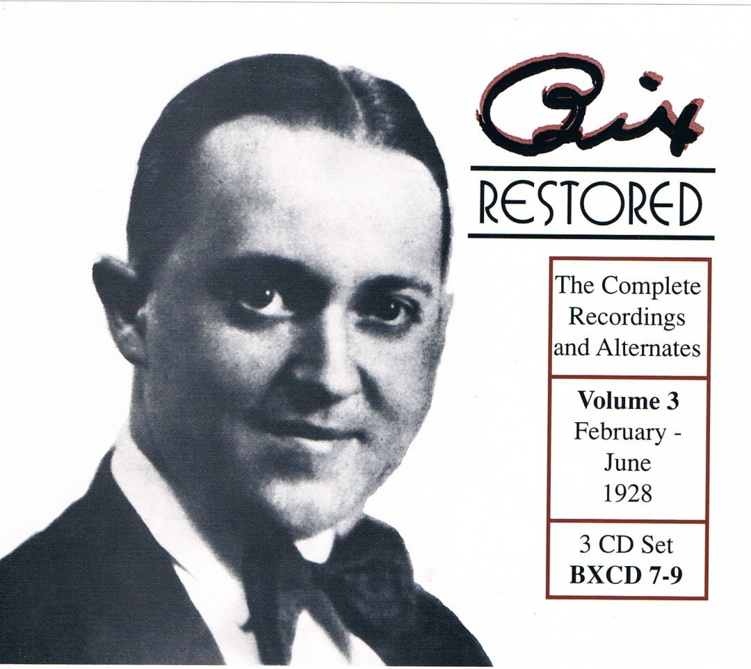 Bix Restored, Volume 3 Origin Jazz Library